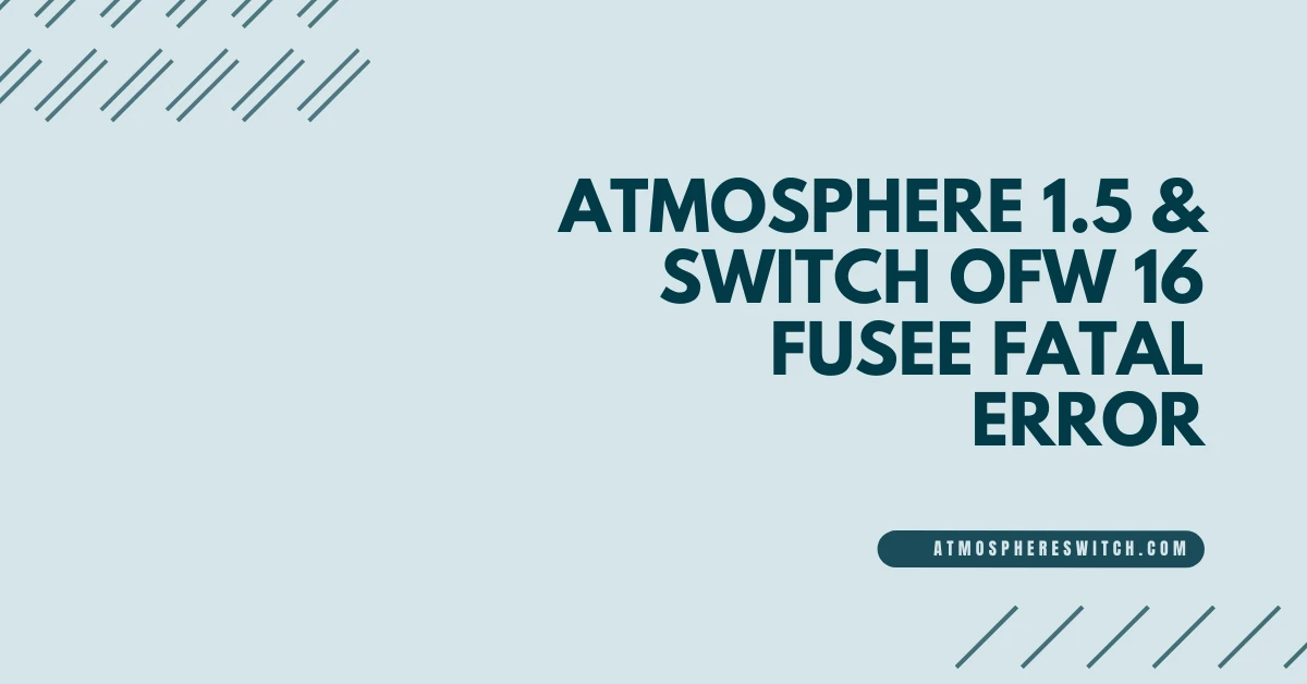 Guides Atmosphere Switch