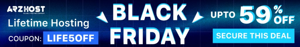 Lifetime web hosting black friday deals
