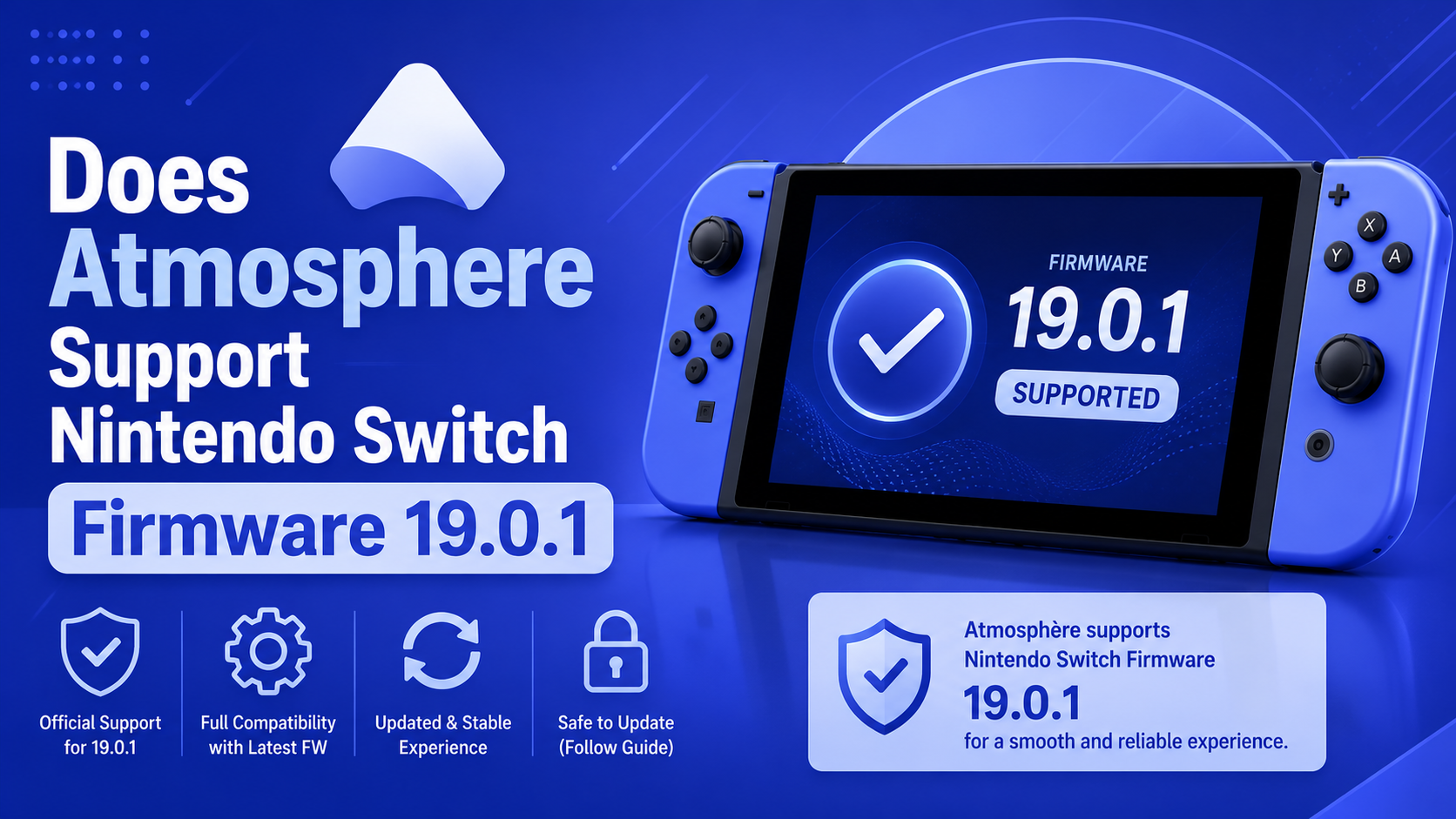 Does Atmosphere Support Nintendo Switch Firmware 19.0.1